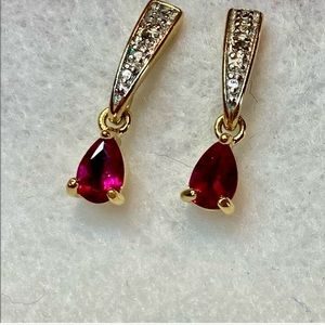 Topaz earrings